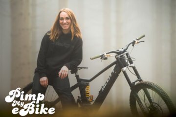 Pimp My E-Bike – Fotostory: Anja Kallenbach, Miss Germany 2021, zeigt ihr E-Bike
