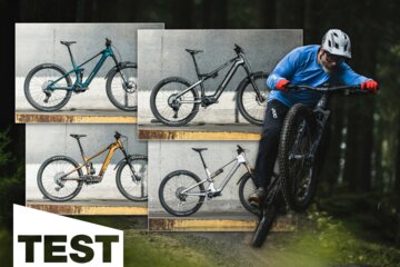 Canyon, M1, Marin und Raymon: Vier Light-Support-E-MTB mit Bosch SX im Test
