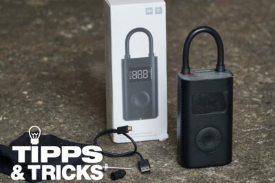 Xiaomi Mi Mini-Kompressor im Test: Gadget oder ernstes E-MTB-Tool?