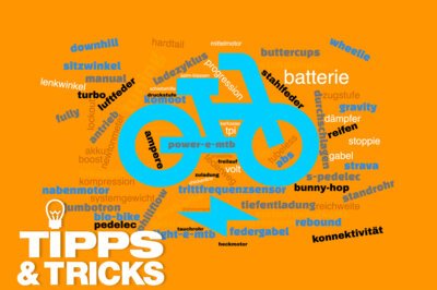 E-Bike-Lexikon: Von „ABS“ bis „Zugstufe“ – wir erklären das!