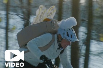 E-MTB-Video: Kathi Kuypers jetzt als schneller Weihnachtsengel unterwegs
