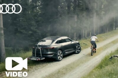 E-MTB-Video: Nathalie Schneitter als Werbefigur für ein E-Auto!